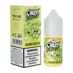 سالت توکیو با طعم انگور سبز، یخ | Crazy Fruits Green Grape سالت توکیو با طعم انگور سبز، یخ | Crazy Fruits Green Grape