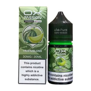 سالت اکسوا با طعم هندوانه، طالبی، خربزه | Trio Melons