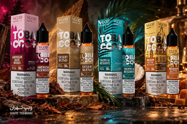 سری Tobacco Plus ویگاد؛ چهار ترکیب جدید بر پایه تنباکوی خشک | ویپ تهران